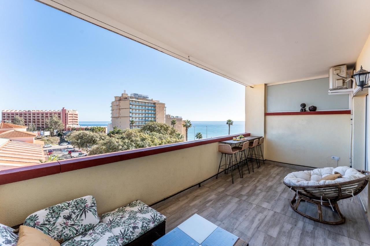 Benalmadena Beachfront Retreat Big Balcony And City Sea Views Apartment Luaran gambar